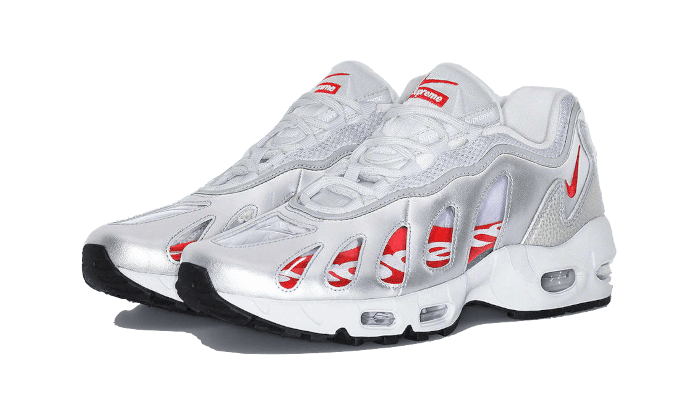 Overkicks - Nike Air Max 96 Supreme Silver Bullet (CV7652-001) - vista trasera