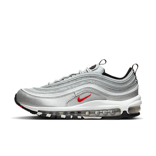 Overkicks - Nike Air Max 97 OG Silver Bullet (2022) (Womens) (DQ9131-002) - vista lateral