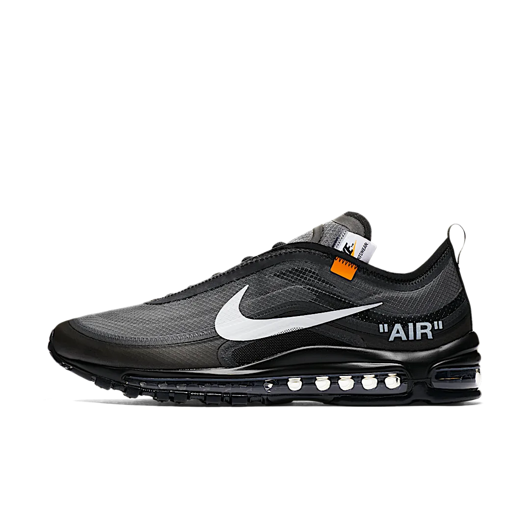 Overkicks - Nike Air Max 97 Off-White Black (AJ4585-001) - vista lateral