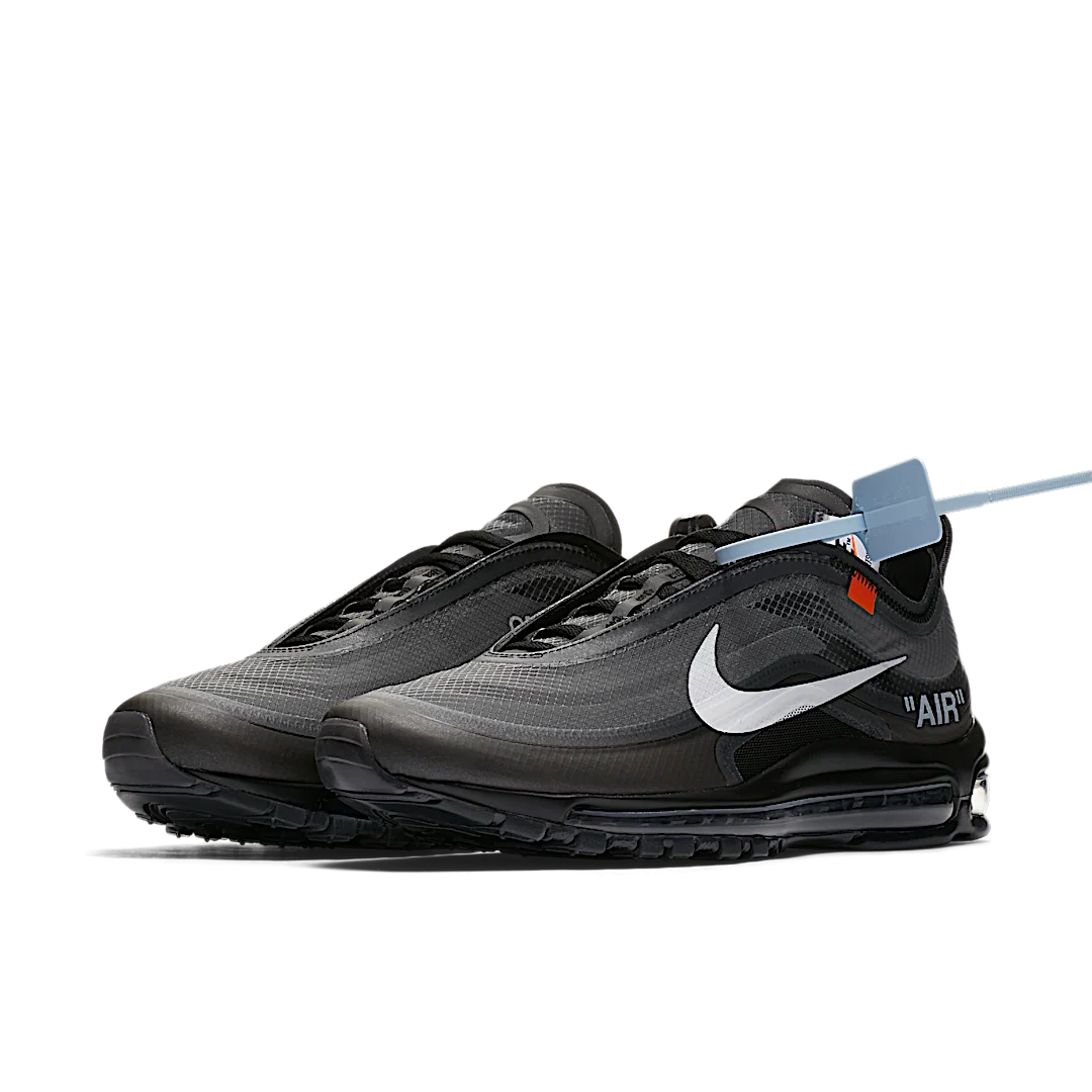 Overkicks - Nike Air Max 97 Off-White Black (AJ4585-001) - vista trasera