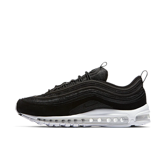 Overkicks - Nike Air Max 97 PRM Black White (921826-003) - vista lateral
