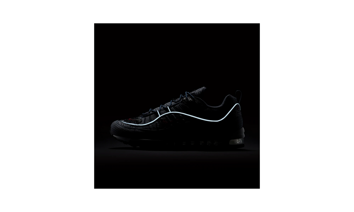 Overkicks - Nike Air Max 98 Thunder Blue (924462-400) - detalle lateral interior