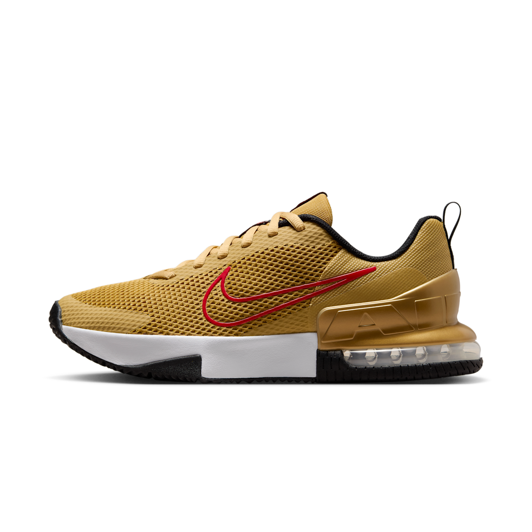 Overkicks - Nike Air Max Alpha Trainer 6 Gold Metallic University Red (FQ1833-700) - vista lateral