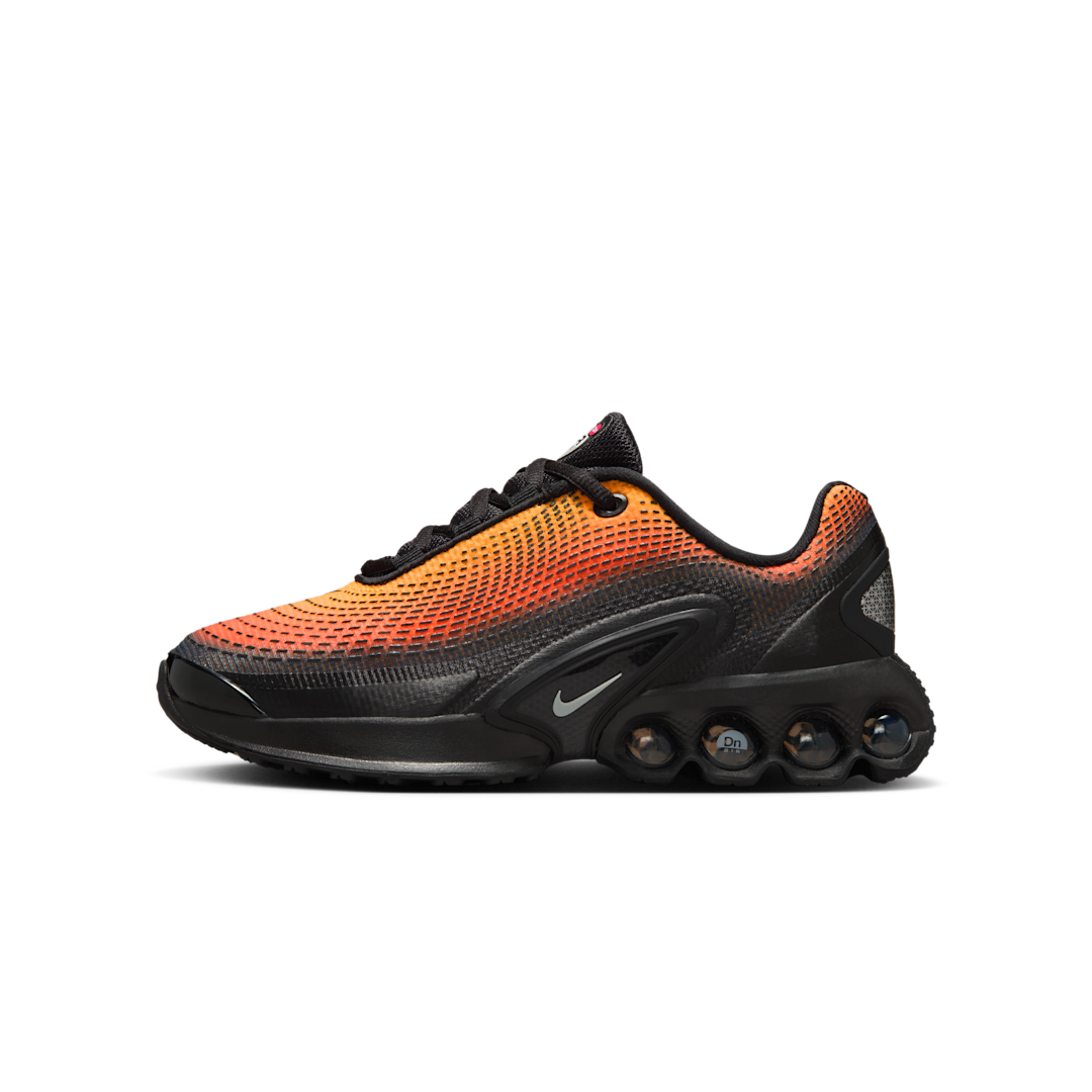 Overkicks - Nike Air Max Dn Black Laser Orange (GS) (IB2868-001) - vista lateral