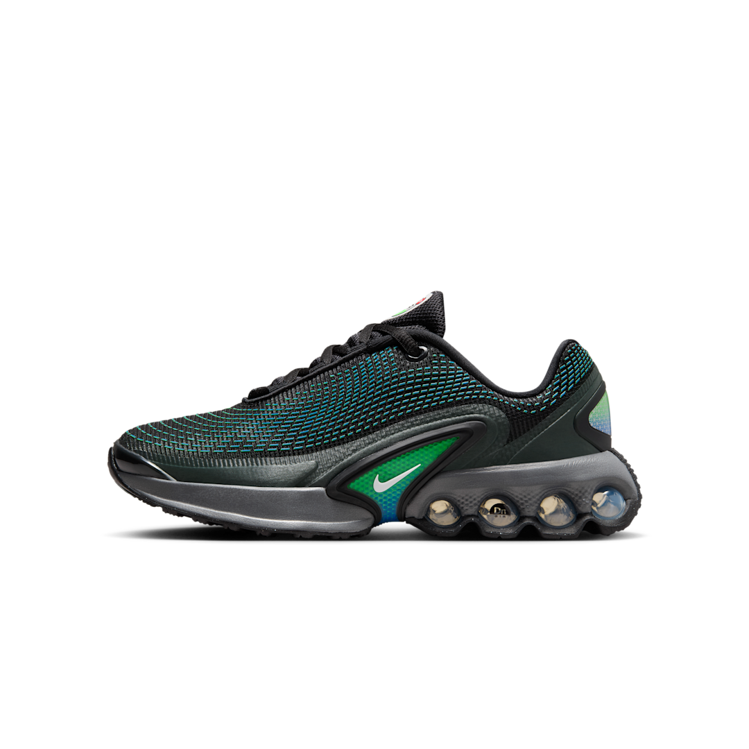 Overkicks - Nike Air Max Dn Black Rage Green (GS) (FB8987-010) - vista lateral