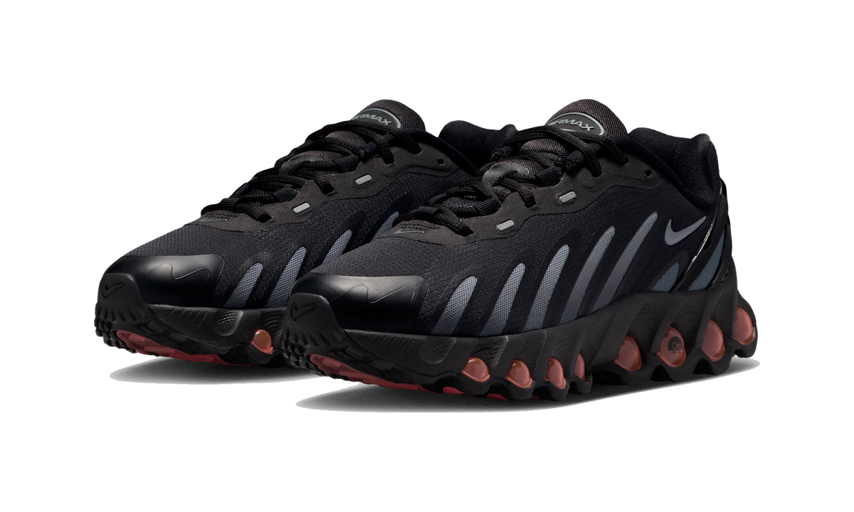 Overkicks - Nike Air Max Dn8 Black Light Smoke Grey Crimson (HF7310-019) - vista trasera