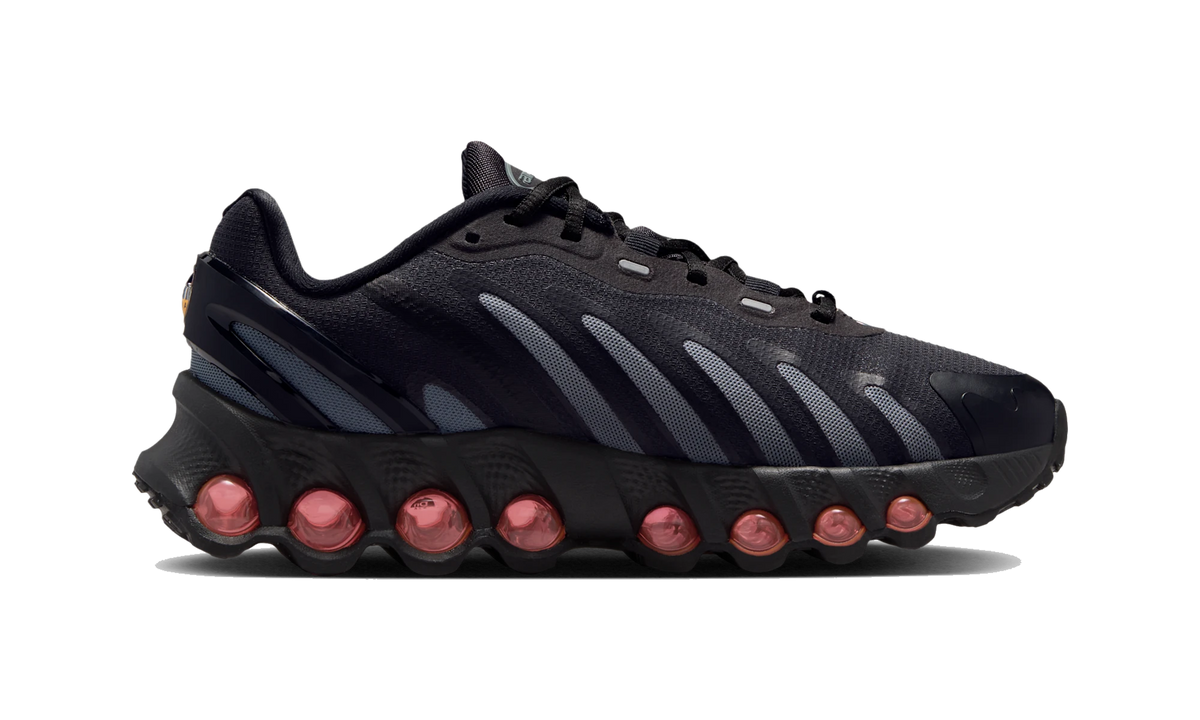 Overkicks - Nike Air Max Dn8 Black Light Smoke Grey Crimson (HF7310-019) - detalle suela