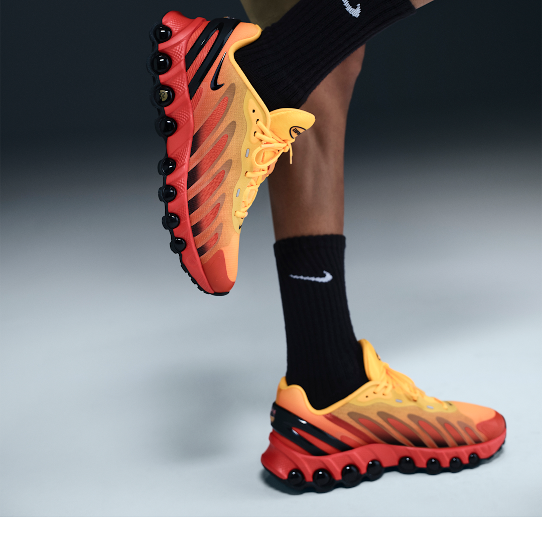 Overkicks - Nike Air Max Dn8 Laser Orange Black (FQ7860-800) - detalle suela