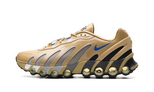 Overkicks - Nike Air Max Dn8 Patta Club Gold Metallic Silver (IB4029-700) - vista lateral