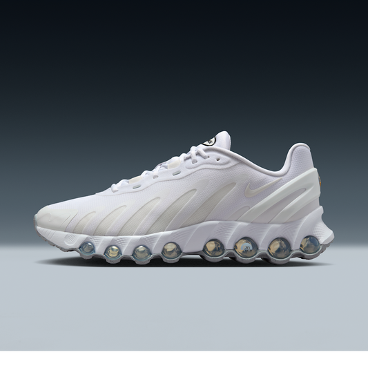 Overkicks - Nike Air Max Dn8 White Metallic Silver (FQ7860-103) - vista lateral