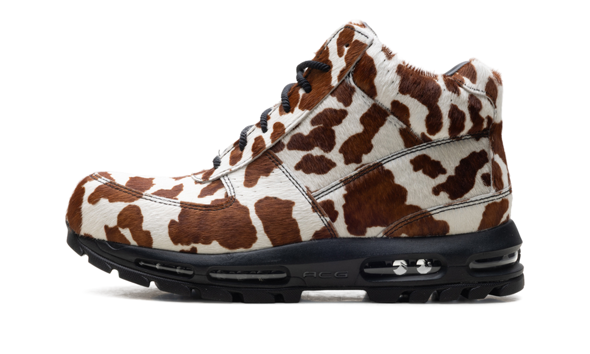 Overkicks - Nike Air Max Goadome Sail Cacao Wow Cow Print Pony Hair (IO4635-100) - vista lateral