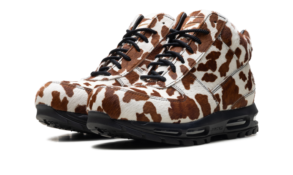 Overkicks - Nike Air Max Goadome Sail Cacao Wow Cow Print Pony Hair (IO4635-100) - vista trasera