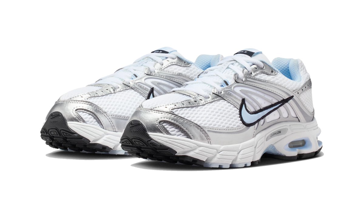 Overkicks - Nike Air Max Moto 2K White Silver Black Hydrogen Blue (HQ2056-107) - vista trasera