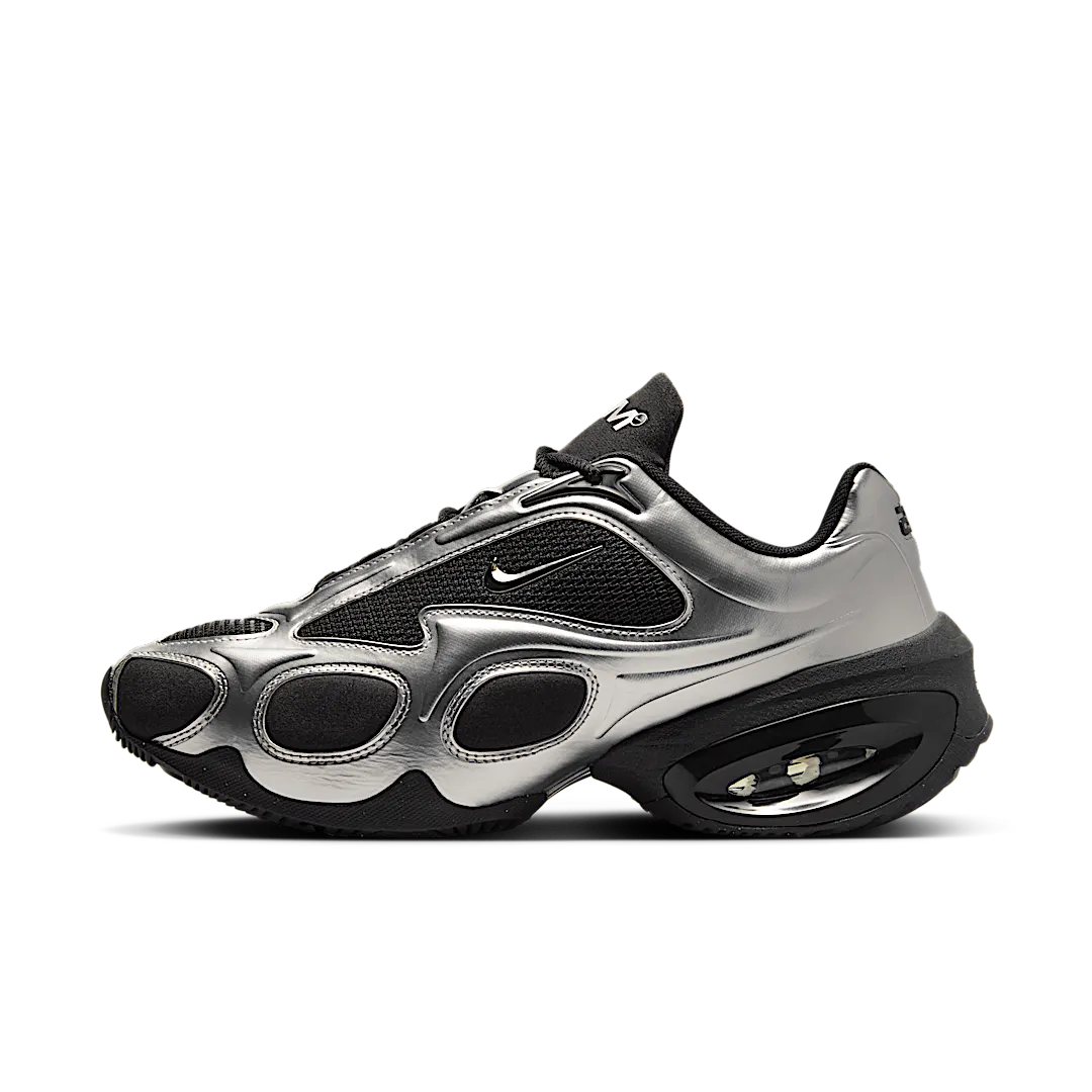 Overkicks - Nike Air Max Muse Black Metallic Silver (FV1920-001) - vista lateral