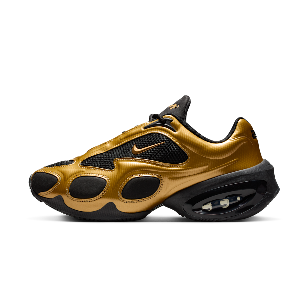 Overkicks - Nike Air Max Muse Metallic Gold Black (FV1920-701) - vista lateral