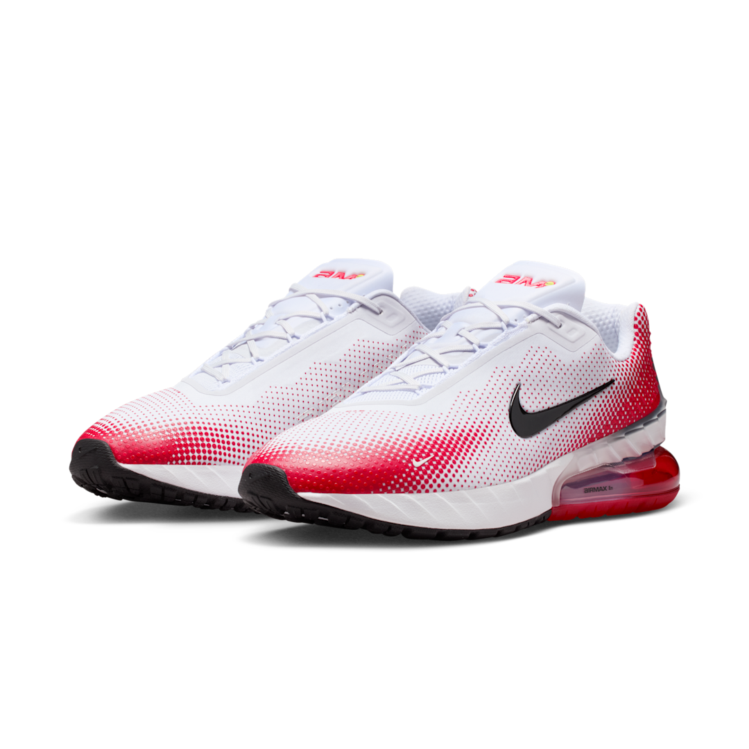 Overkicks - Nike Air Max Phoenix White University Red Black (FZ5307-104) - vista trasera