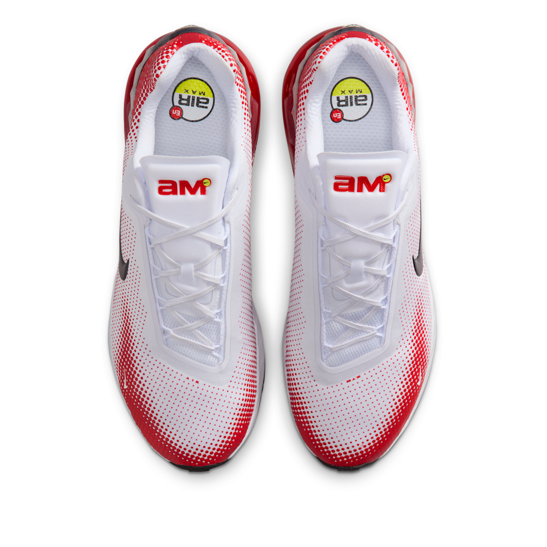 Overkicks - Nike Air Max Phoenix White University Red Black (FZ5307-104) - par completo