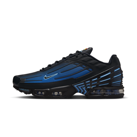 Overkicks - Nike Air Max Plus 3 Black Blue Gradient (DZ4508-001) - vista lateral
