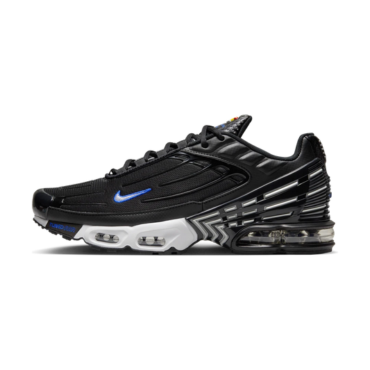 Overkicks - Nike Air Max Plus 3 Black Blue Metallic Silver (HF4294-001) - vista lateral