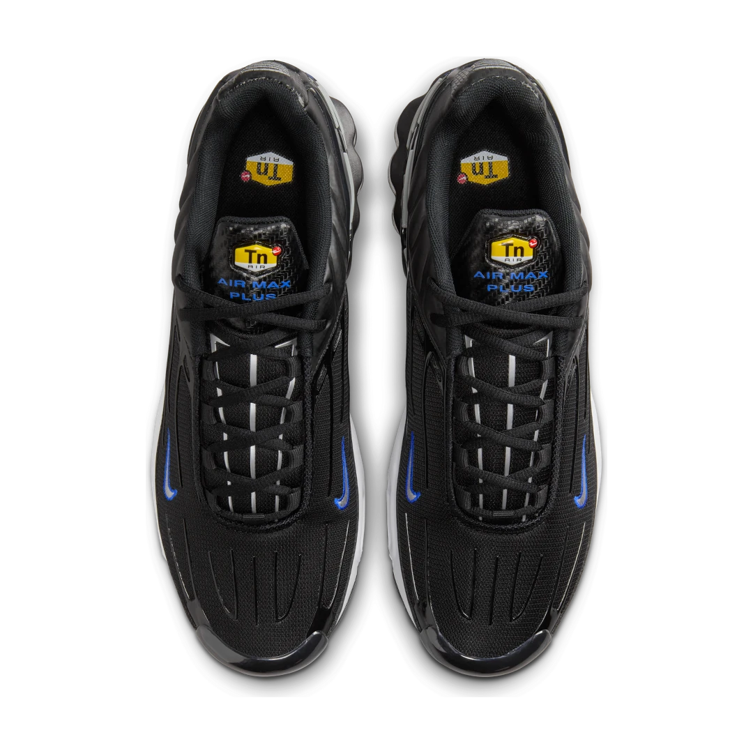 Overkicks - Nike Air Max Plus 3 Black Blue Metallic Silver (HF4294-001) - par completo