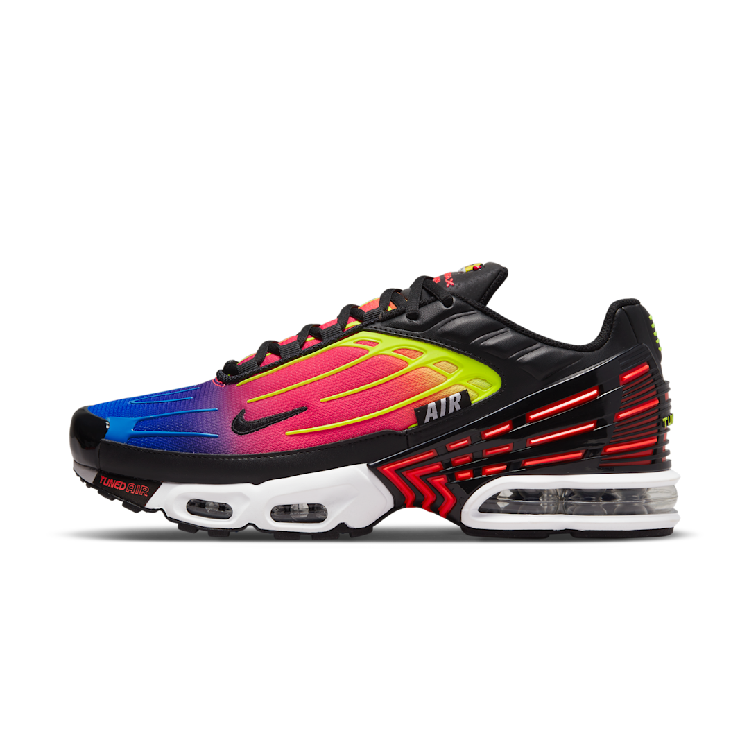 Overkicks - Nike Air Max Plus 3 Black Neon (DR8602-001) - vista lateral