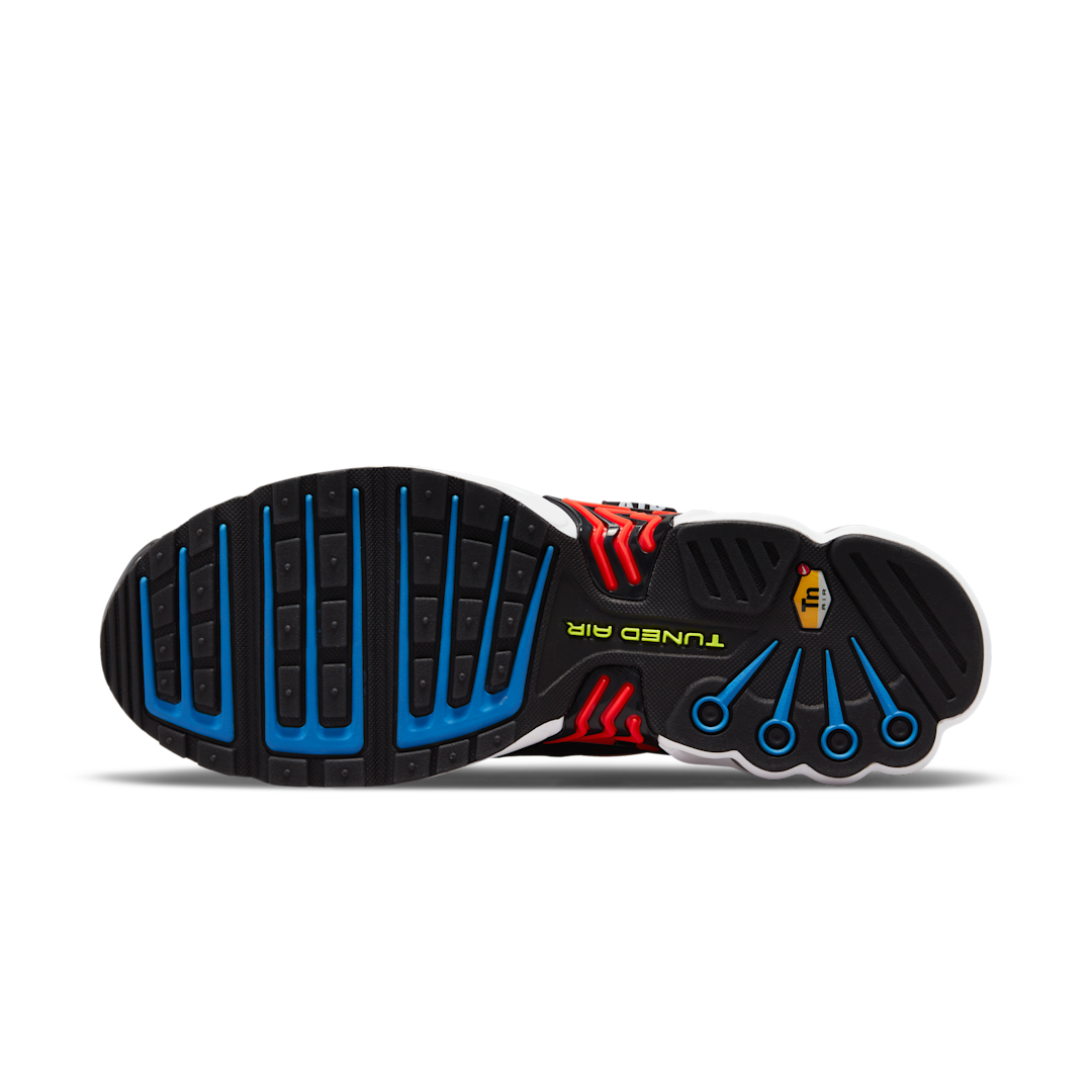 Overkicks - Nike Air Max Plus 3 Black Neon (DR8602-001) - detalle suela