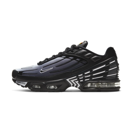 Overkicks - Nike Air Max Plus 3 Black White (DJ4600-001) - vista lateral