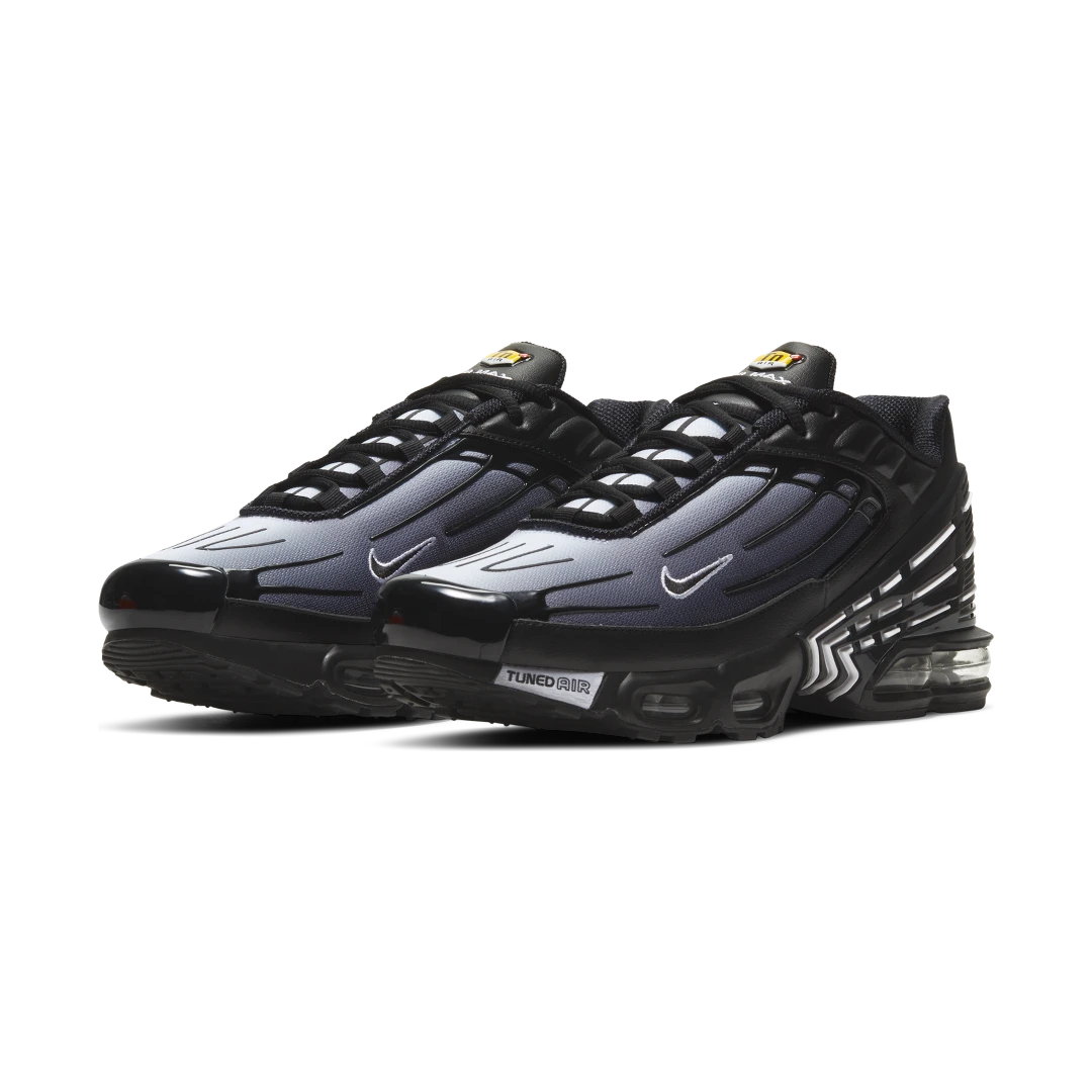 Overkicks - Nike Air Max Plus 3 Black White (DJ4600-001) - vista trasera