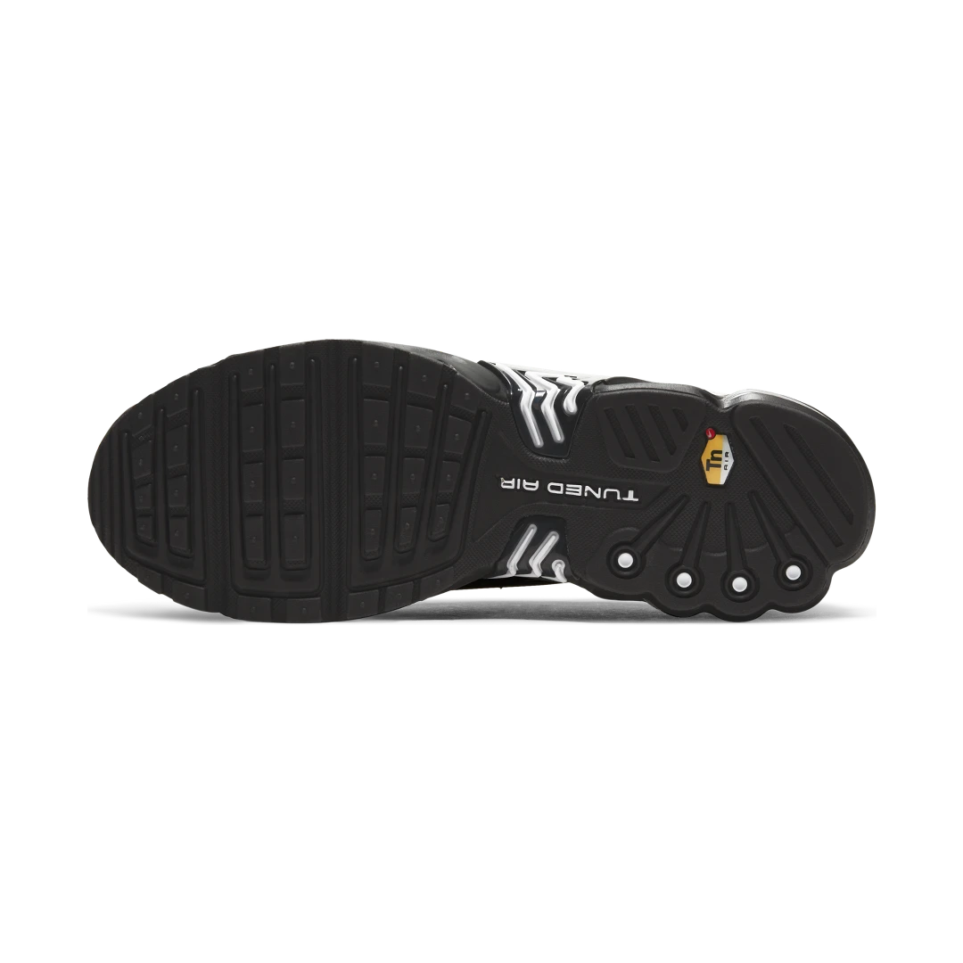Overkicks - Nike Air Max Plus 3 Black White (DJ4600-001) - detalle suela