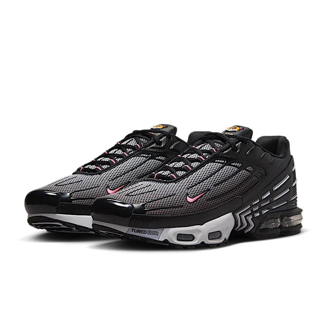 Overkicks - Nike Air Max Plus 3 Black White Chamois (HF3838-001) - vista trasera