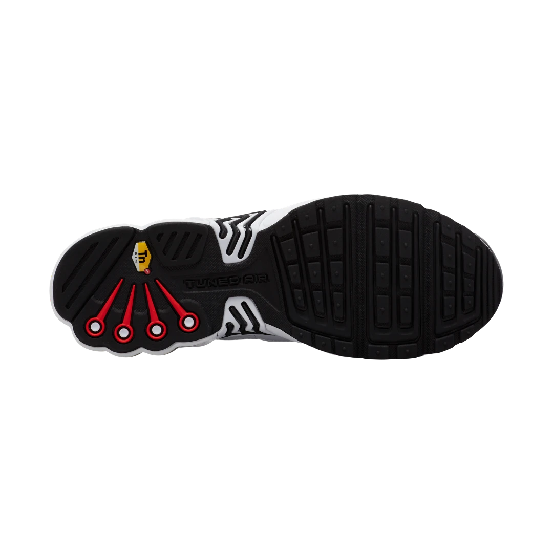 Overkicks - Nike Air Max Plus 3 Leather White Black (CK6716-100) - detalle suela