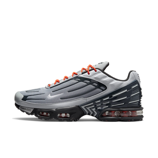 Overkicks - Nike Air Max Plus 3 Light Smoke Grey Metallic Silver (DM2560-001) - vista lateral