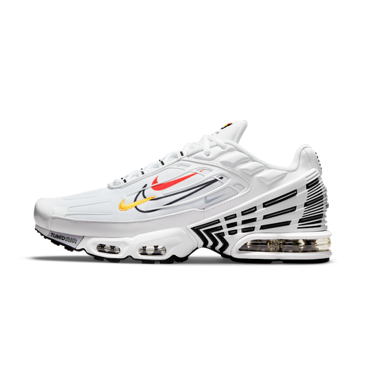 Overkicks - Nike Air Max Plus 3 Multi-Swoosh White (DN6993-100) - vista lateral