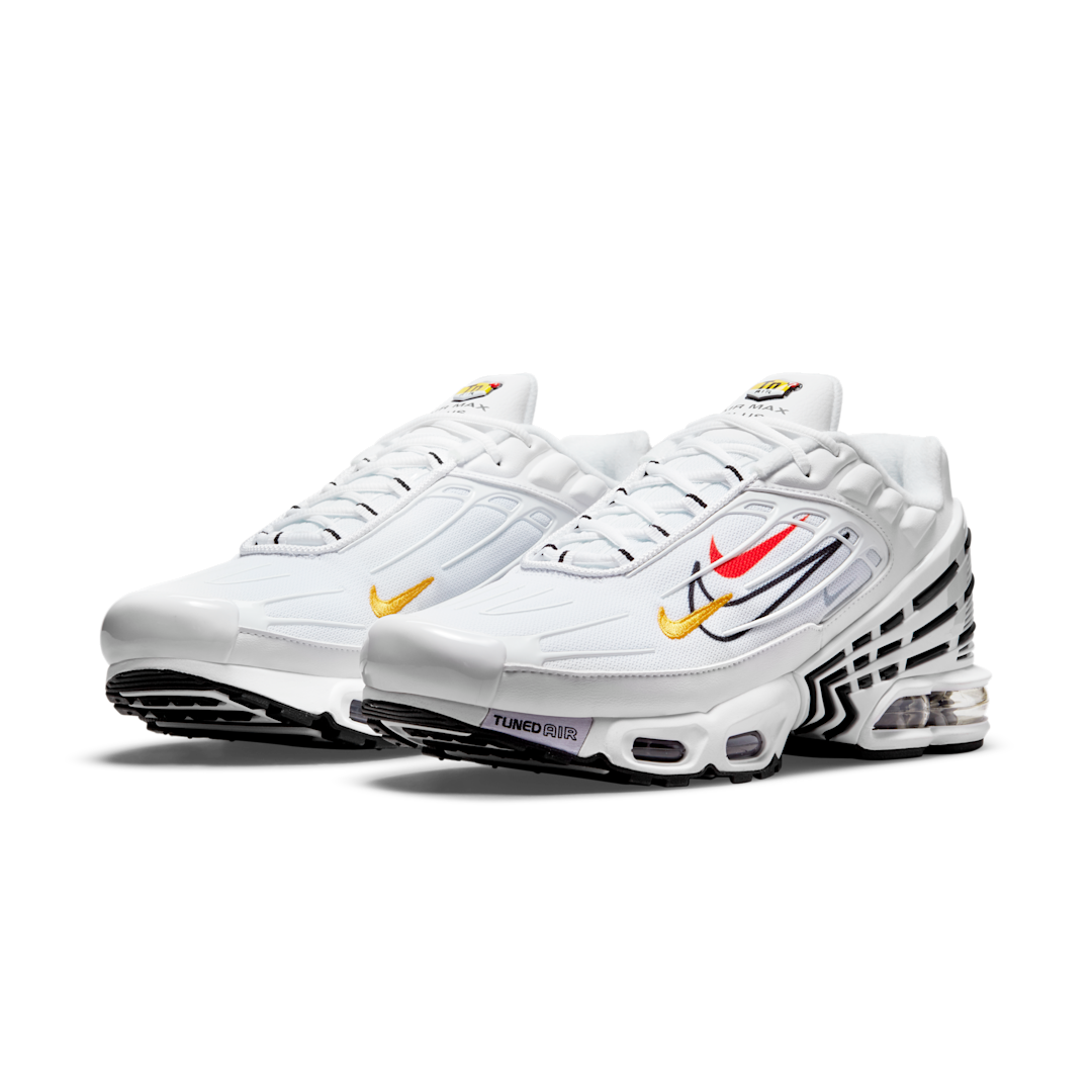 Overkicks - Nike Air Max Plus 3 Multi-Swoosh White (DN6993-100) - vista trasera