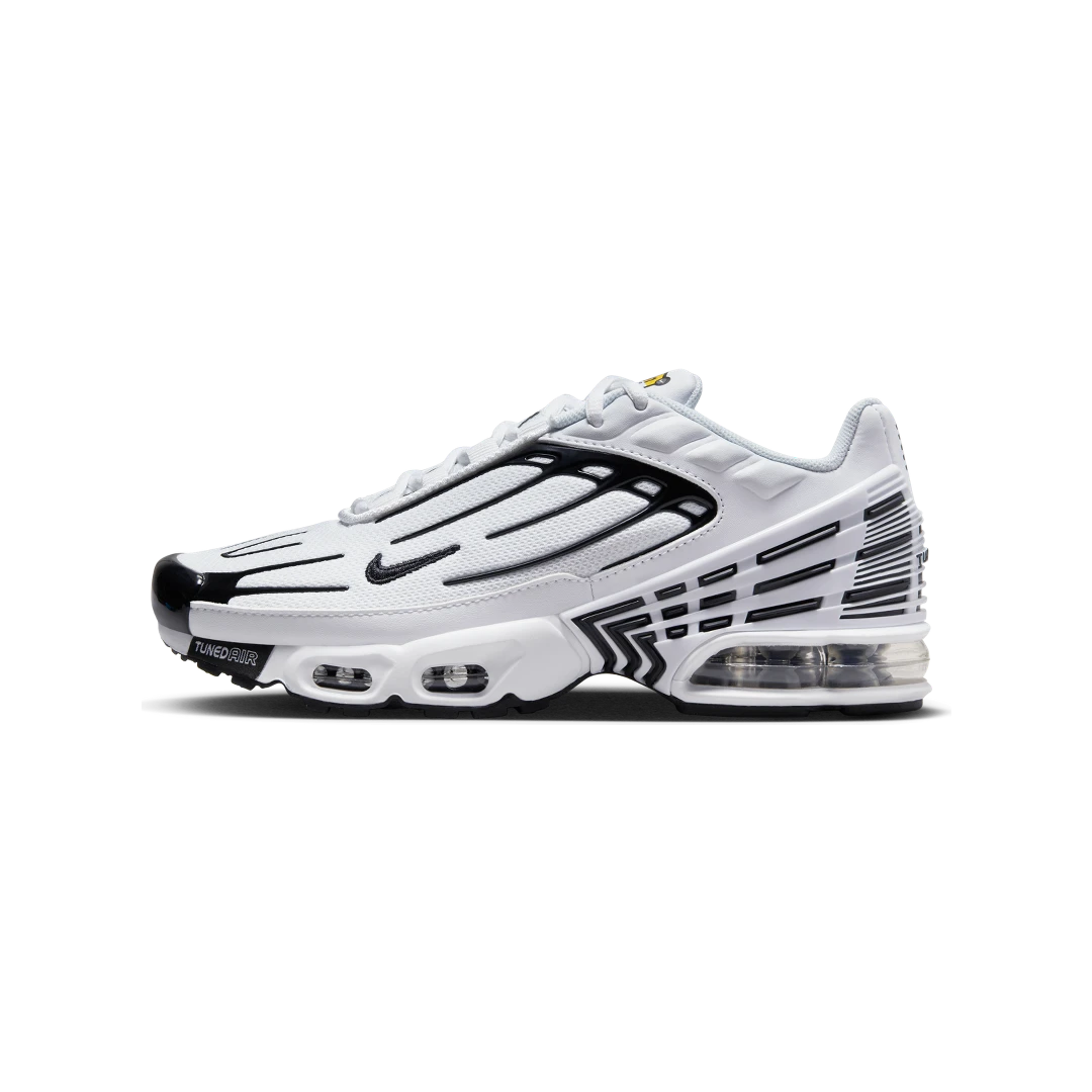Overkicks - Nike Air Max Plus 3 White Black (FN3845-100) - vista lateral