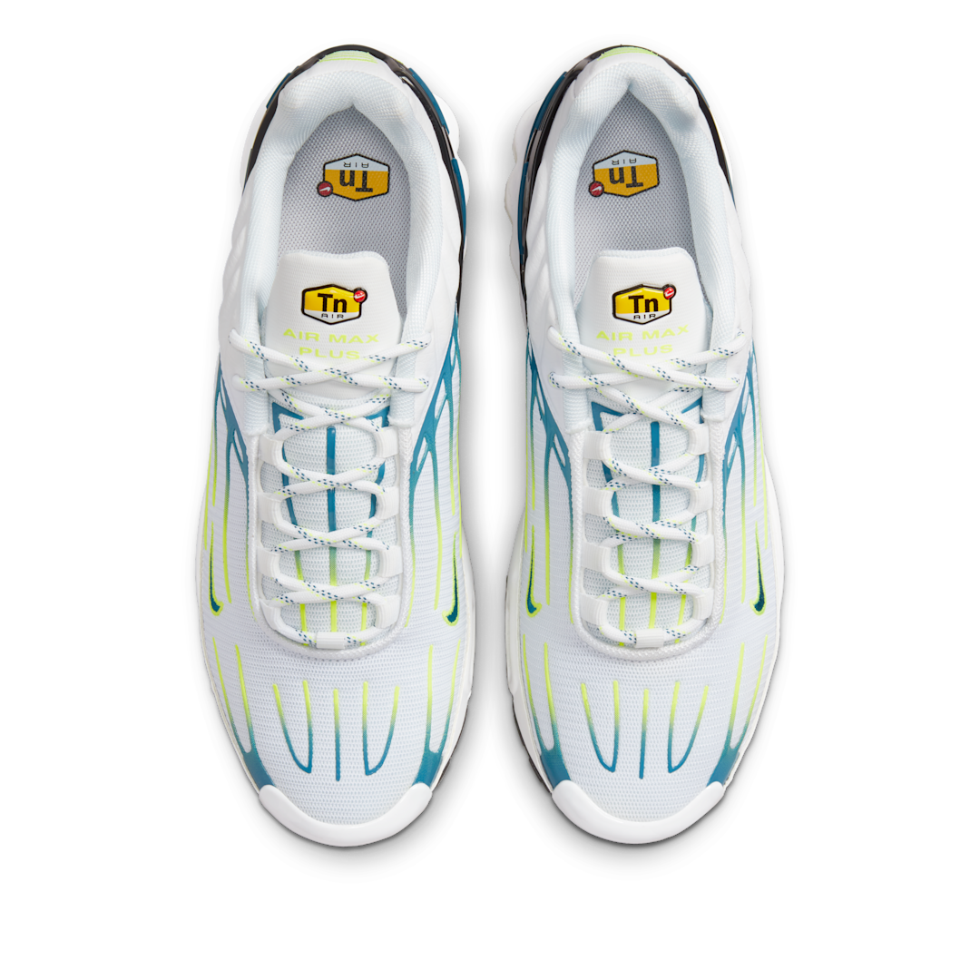 Overkicks - Nike Air Max Plus 3 White Marina Volt Black (DV3488-100) - par completo