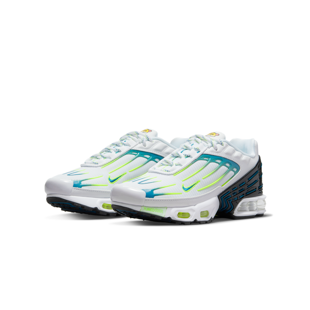 Overkicks - Nike Air Max Plus 3 White Volt Marina (DV7138-100) - vista trasera