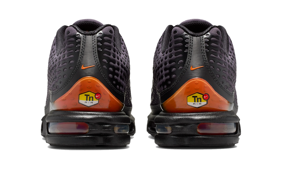 Overkicks - Nike Air Max Plus 7 Black Dark Copper (HQ2197-002) - detalle talón