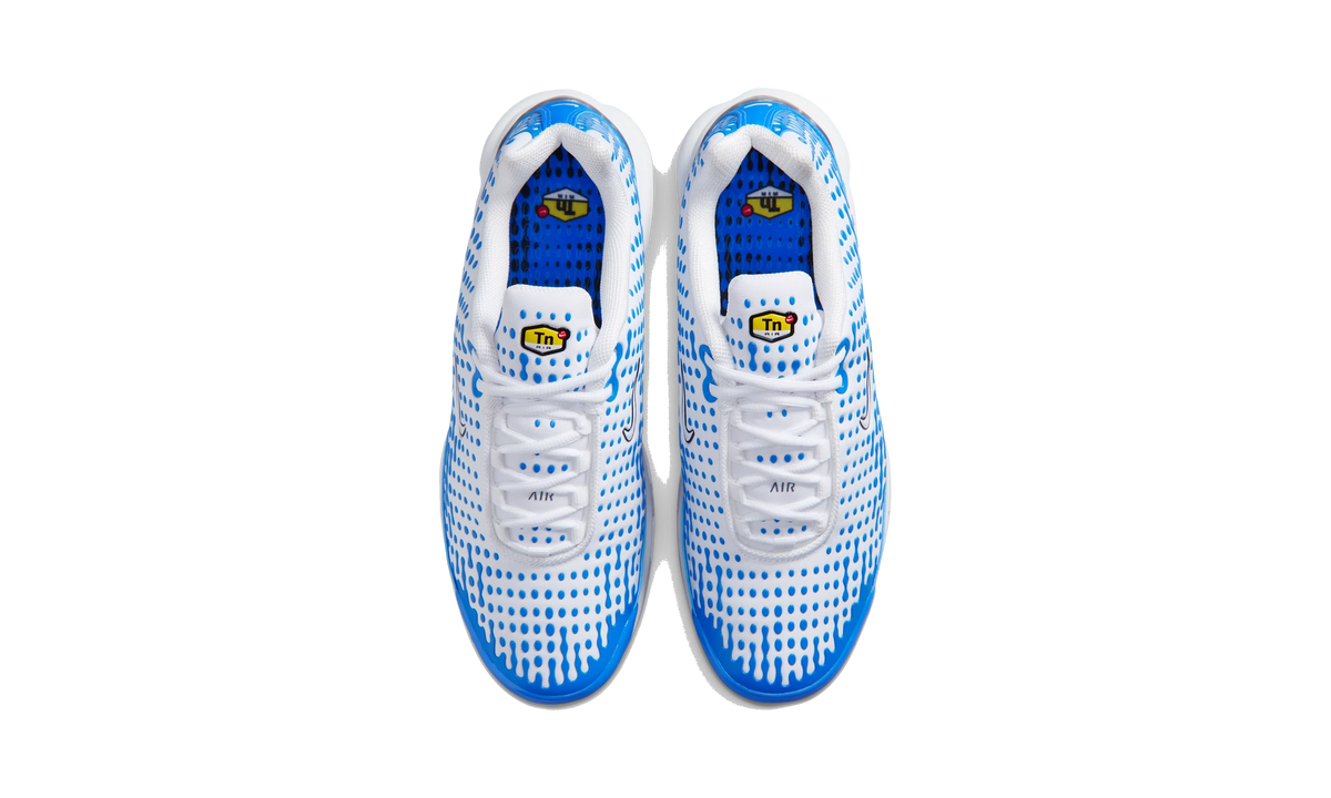 Overkicks - Nike Air Max Plus 7 White Blue Crystal (HQ2197-101) - vista superior