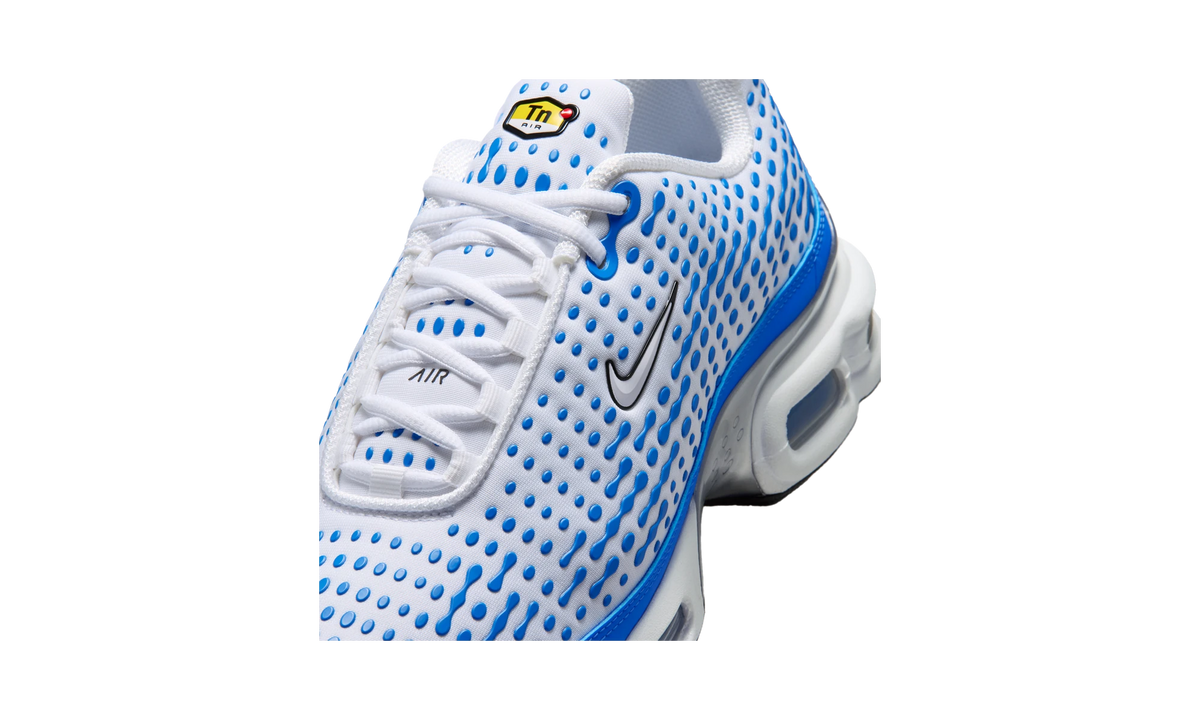Overkicks - Nike Air Max Plus 7 White Blue Crystal (HQ2197-101) - detalle lateral interior