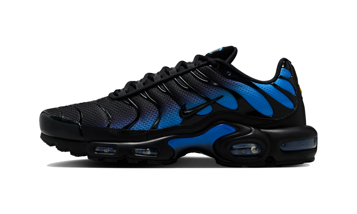 Overkicks - Nike Air Max Plus Black Blue Crystal (DM0032-041) - vista lateral
