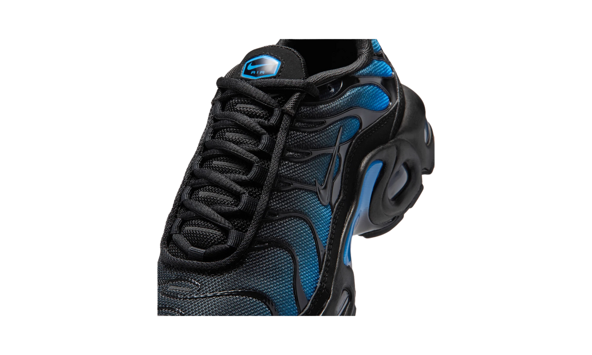 Overkicks - Nike Air Max Plus Black Blue Crystal (CD0609-051) - detalle lateral interior