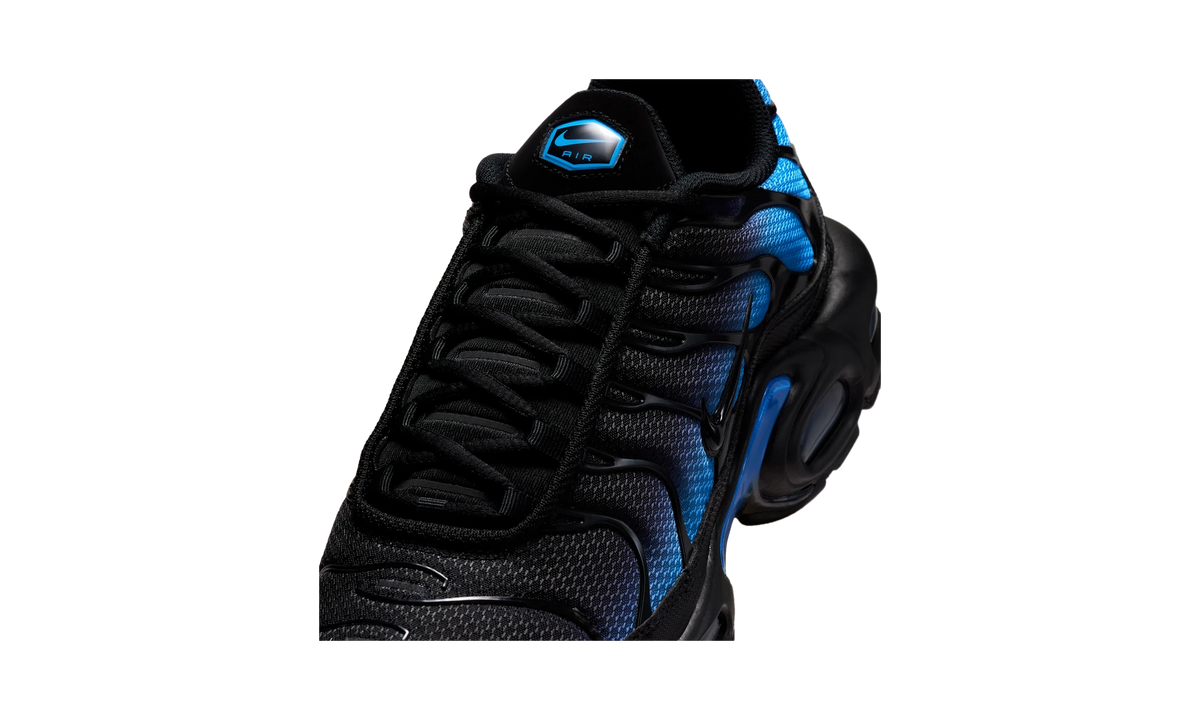 Overkicks - Nike Air Max Plus Black Blue Crystal (DM0032-041) - detalle lateral interior