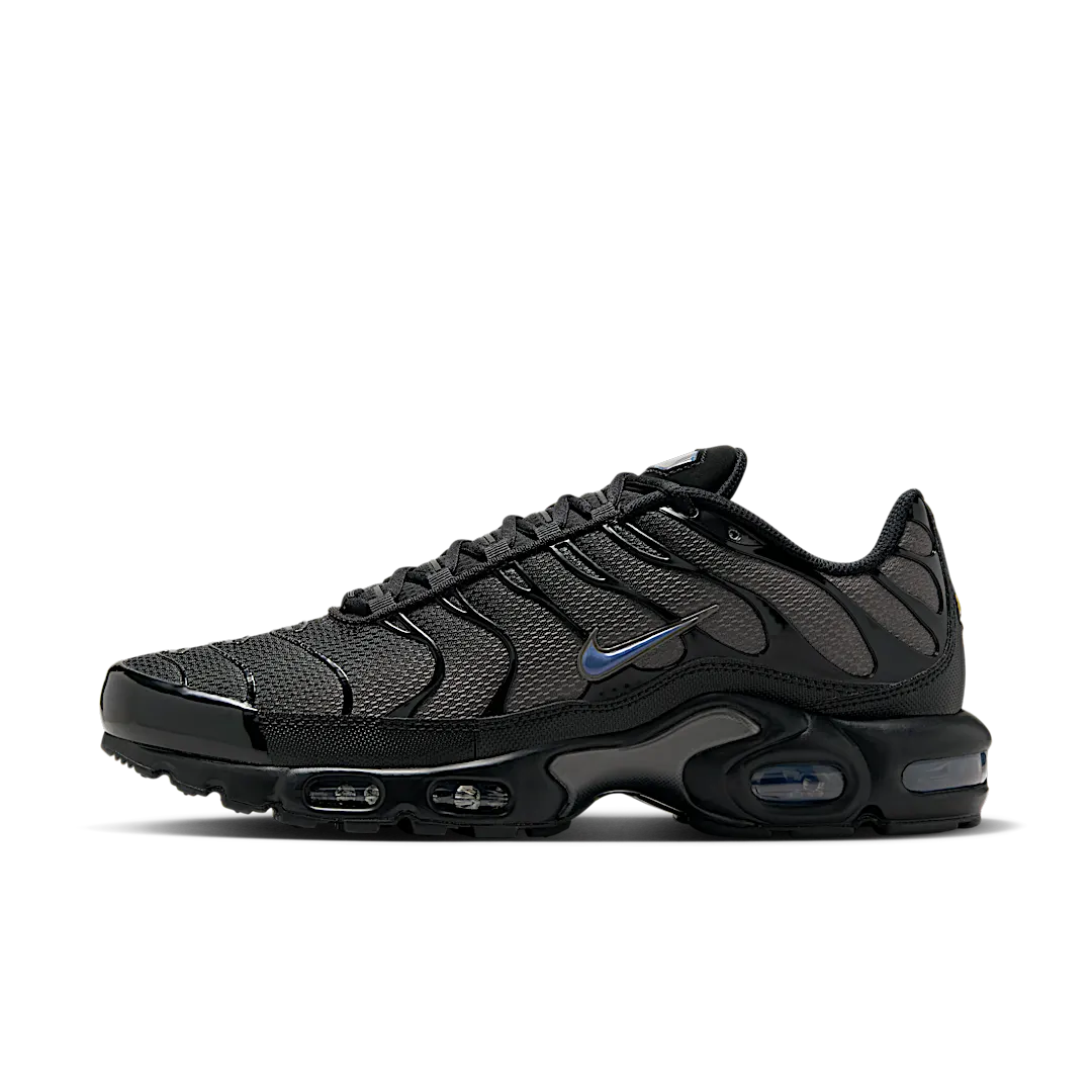 Overkicks - Nike Air Max Plus Black Diffused Blue (DM0032-018) - vista lateral