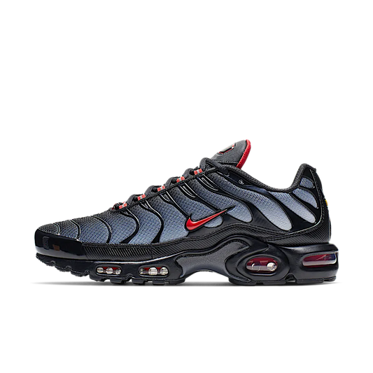 Overkicks - Nike Air Max Plus Black Gradient Red (CI2299-001) - vista lateral