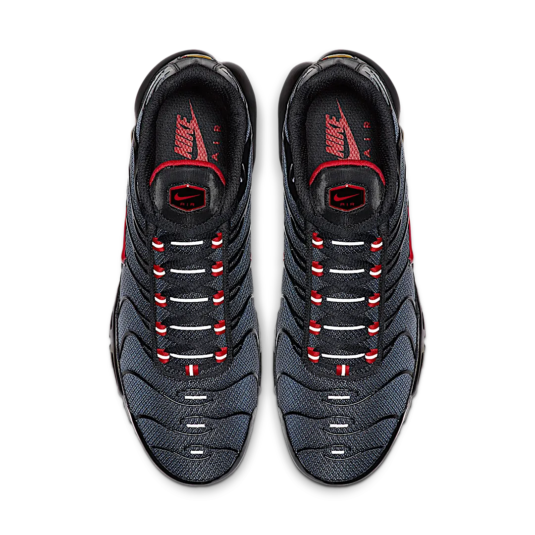 Overkicks - Nike Air Max Plus Black Gradient Red (CI2299-001) - par completo