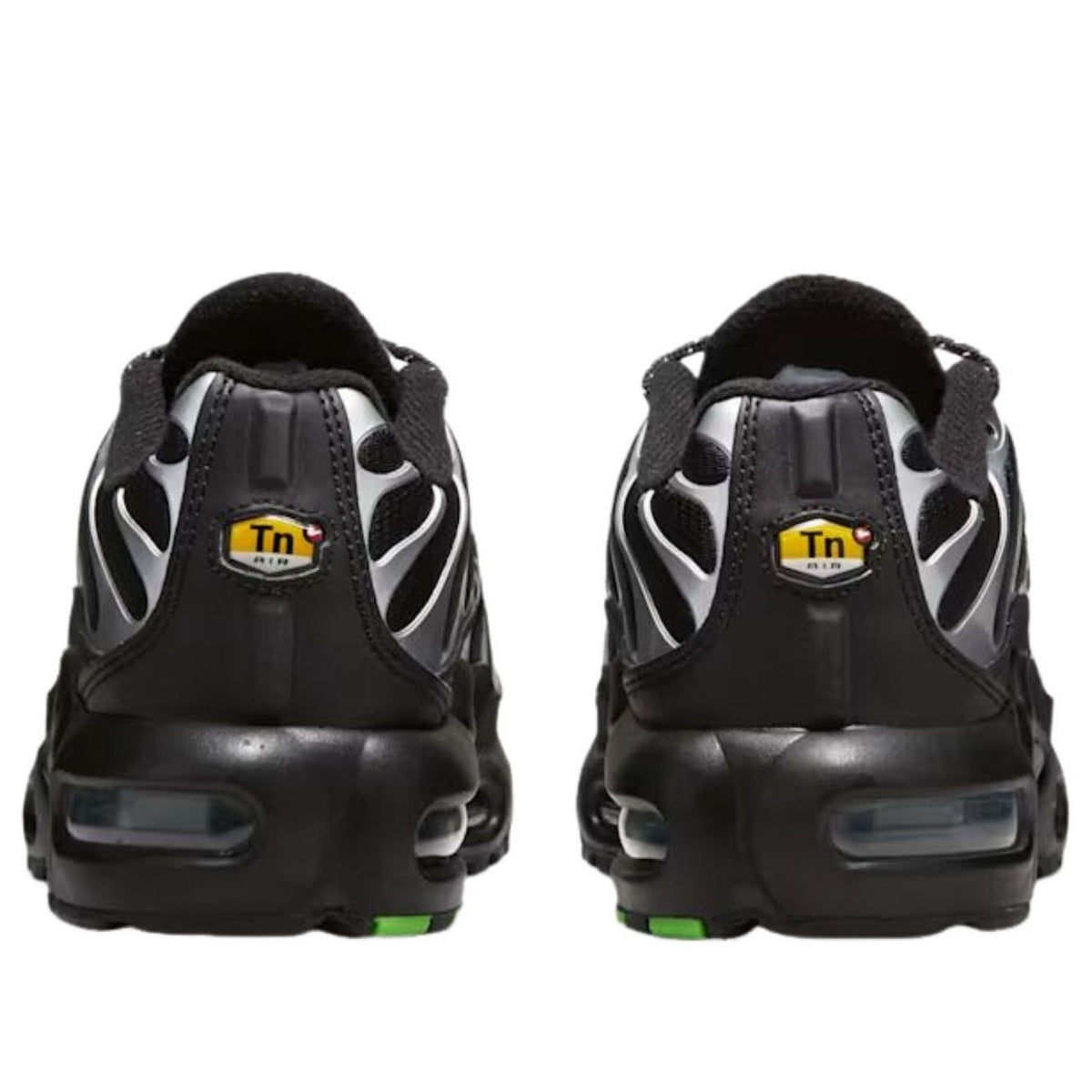 Overkicks - Nike Air Max Plus Black Green Strike Metallic Silver (GS) (DR8002-001) - imagen 4