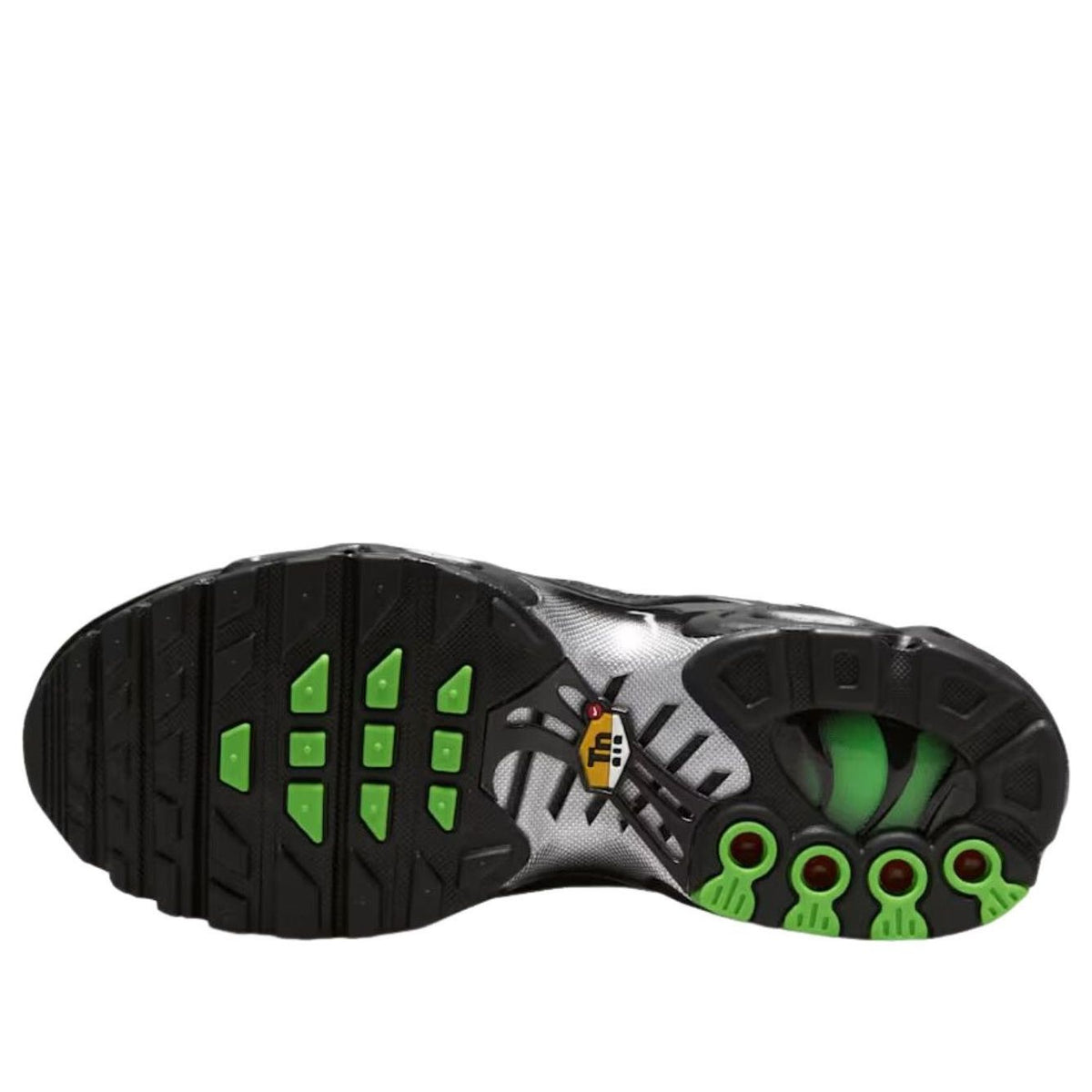 Overkicks - Nike Air Max Plus Black Green Strike Metallic Silver (GS) (DR8002-001) - imagen 5