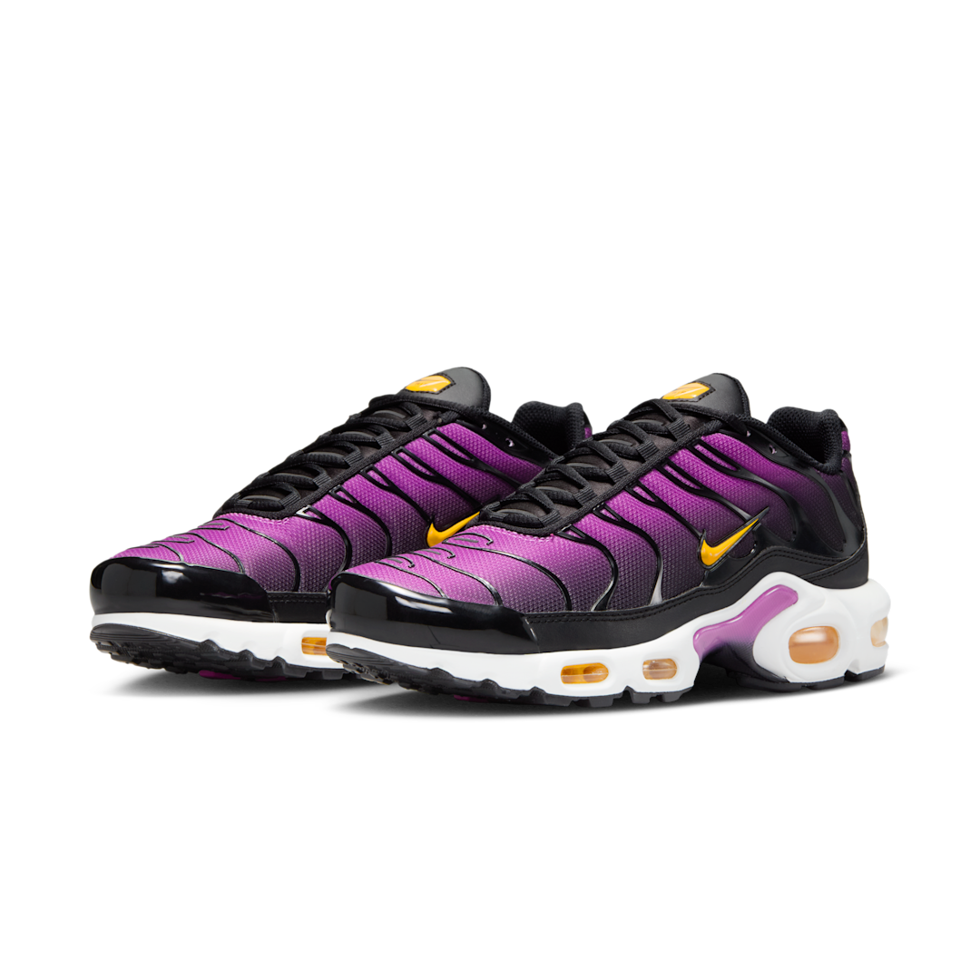 Overkicks - Nike Air Max Plus Black Laser Orange White Hyper Violet (Womens) (DZ3670-005) - vista trasera