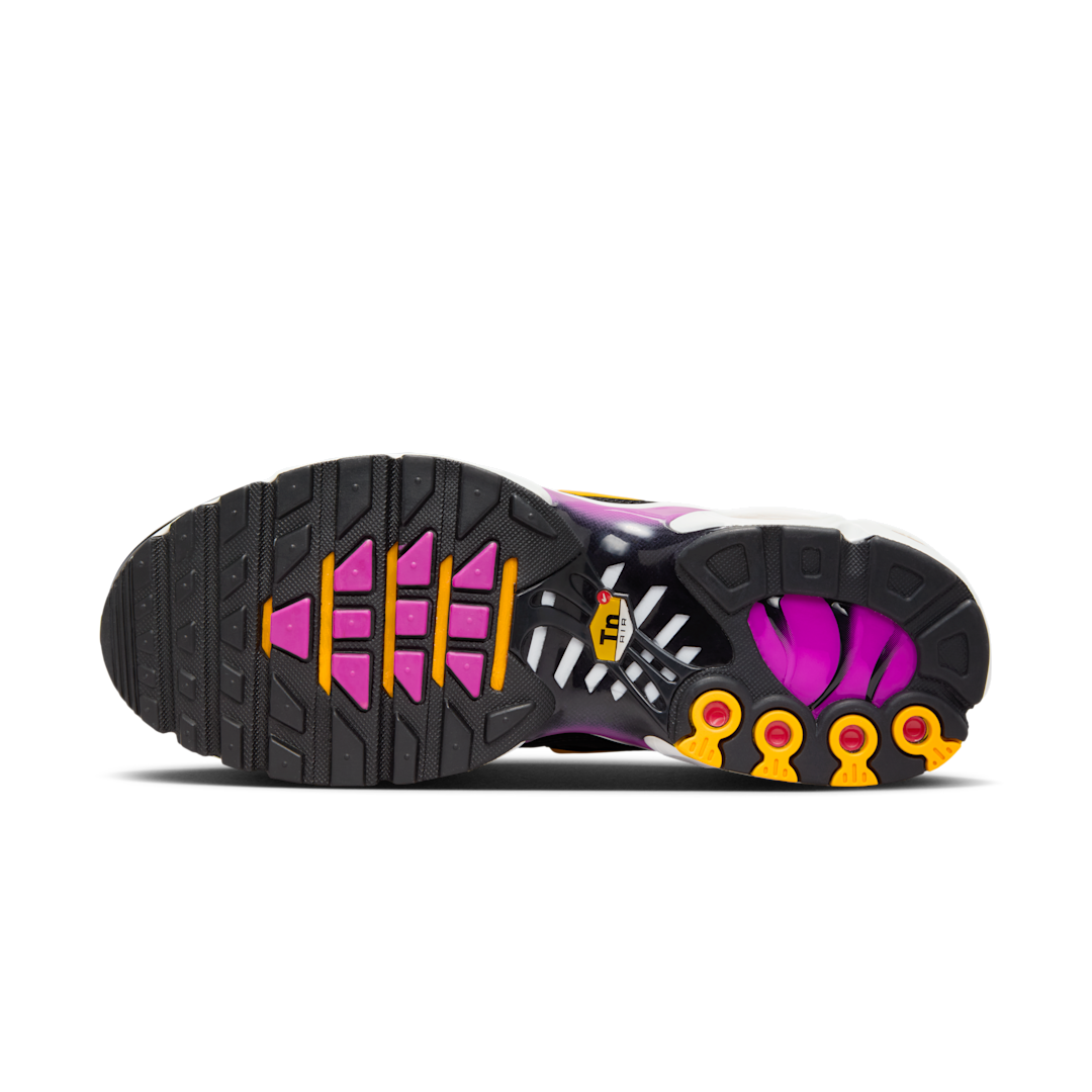 Overkicks - Nike Air Max Plus Black Laser Orange White Hyper Violet (Womens) (DZ3670-005) - detalle suela